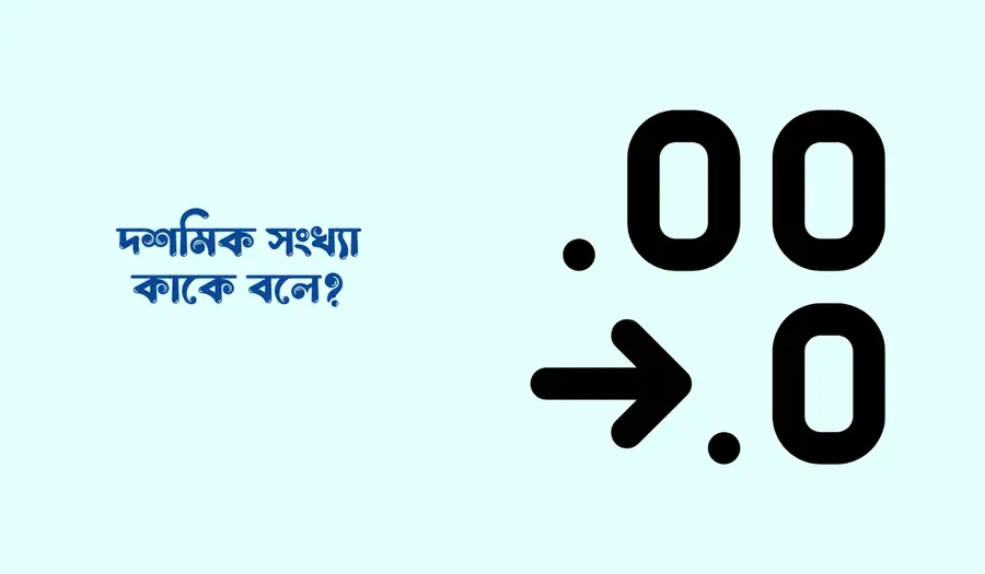 দশমিক সংখ্যা কাকে বলে, দশমিক সংখ্যা পদ্ধতি কি
